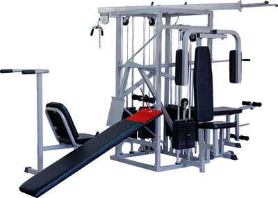 僑潤健身器材 綜合訓(xùn)練器QR-1010，高效滿足十人站專業(yè)健身需求
